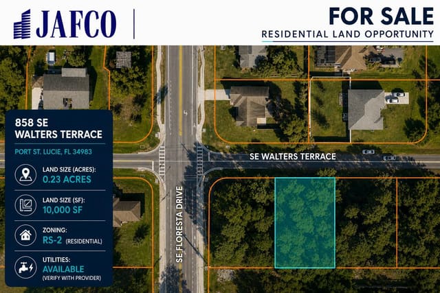 858 SE WALTERS Terrace, Port St. Lucie, FL 34983