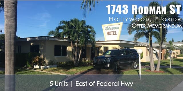 1743 RODMAN Street, Hollywood South Side, Hollywood, FL