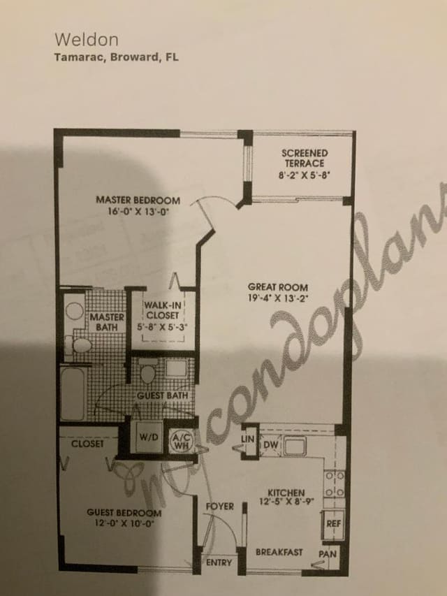 9580 Weldon Circle K105, Weldon Condominium K, Tamarac, FL