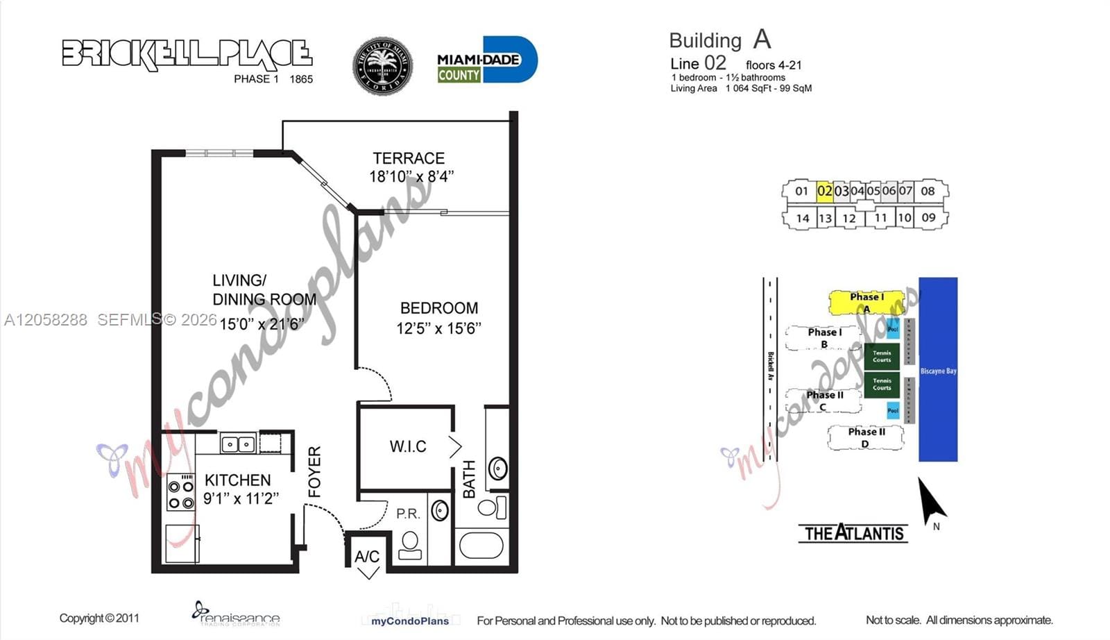 1865 Brickell Avenue A1802, Miami, FL 33129 photo 14