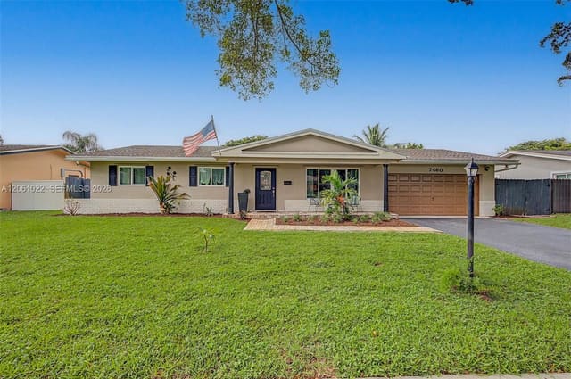 7460 NW 13th Street, sold in ZIP 33313, Lauderdale Lakes, FL