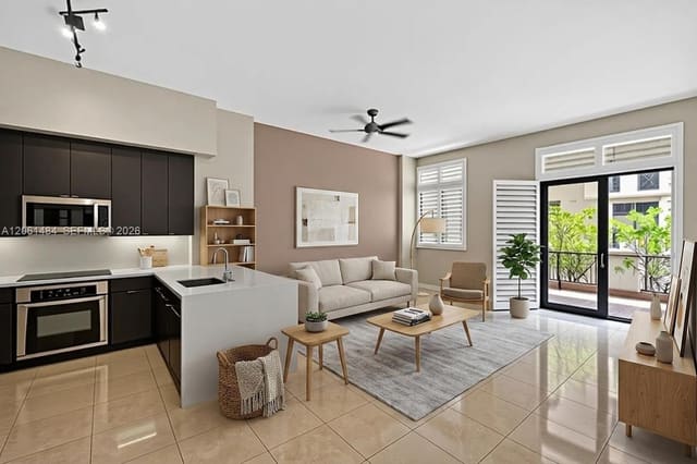 1805 Ponce De Leon Boulevard 616, sold in The Ponce Tower Condo, Coral Gables, FL