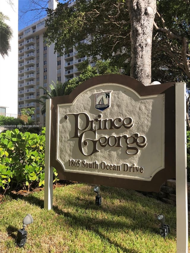 1865 S Ocean Drive 3L, Prince George Arms, Hallandale Beach, FL