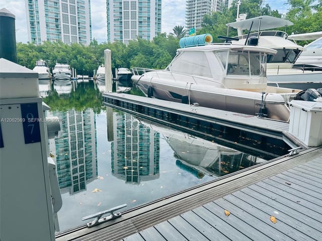 3575 Mystic Pointe Drive, sold in Mystic Pointe Marina Cond, Aventura, FL