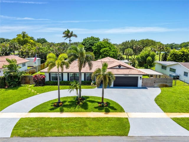 5680 SW 9th Street, sold in Plantation Park Lakesites, Plantation, FL