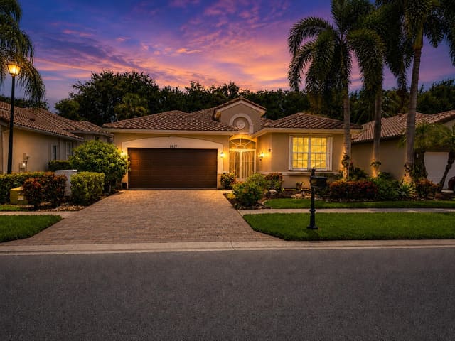 9837 MANTOVA Drive, sold in Bellaggio, Lake Worth, FL