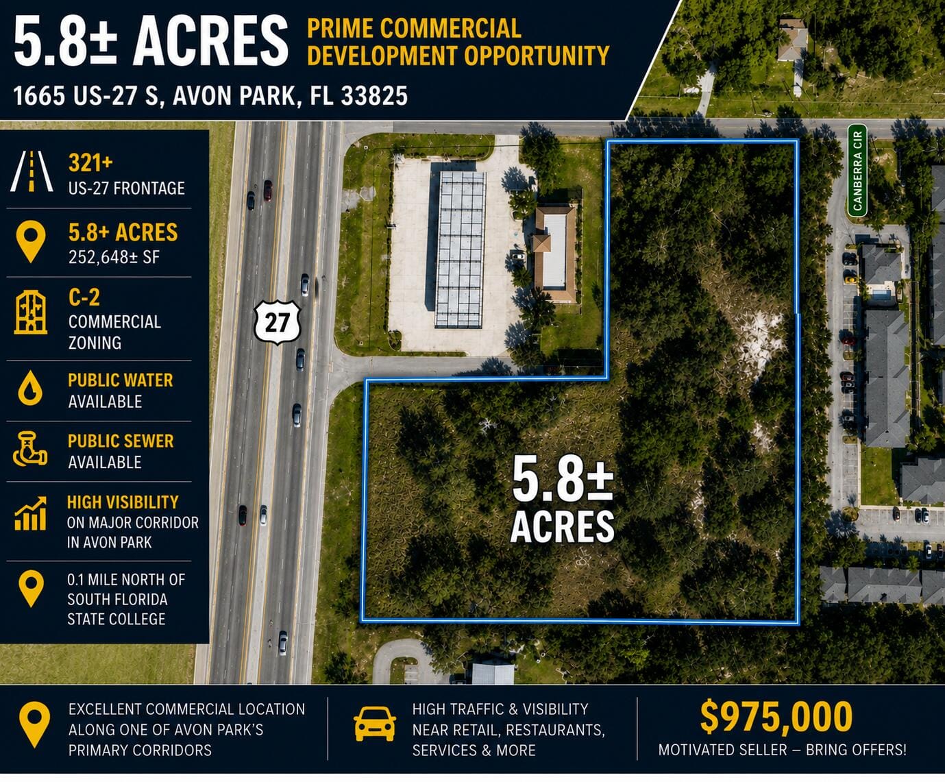 1665 US 27, Avon Park, FL 33825