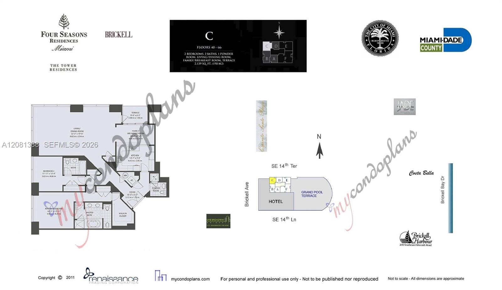 1425 Brickell Avenue 45C, Miami, FL 33131 photo 20