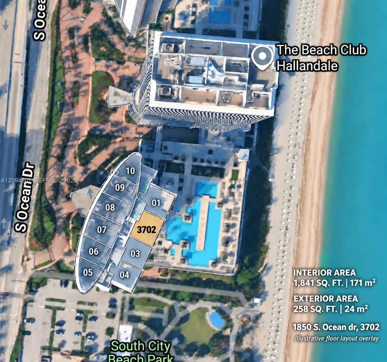 1850 S Ocean Drive 3702, Hallandale Beach, FL 33009 photo 6