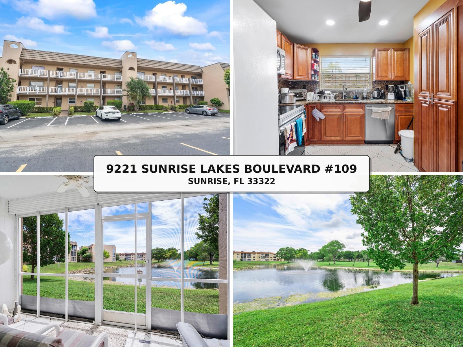 9221 Sunrise Lakes Boulevard 109, Sunrise, FL 33322