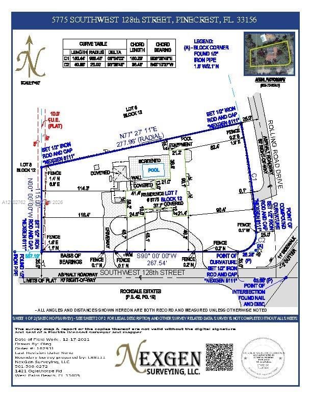 5775 SW 128th Street, Pinecrest, FL 33156